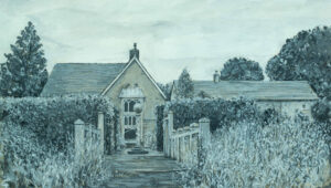 York Gate - mixed media